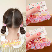 儿童可爱皮筋女童高弹力亮闪闪小发圈宝宝扎头发小女孩不伤发头绳