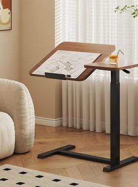 【金靖推荐】移动升降床边桌升降桌任意桌电脑桌家用可移动边几