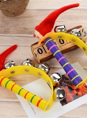 2 PCS 2018 New Arrival Wooden Shaking Handbell Rattle Sound