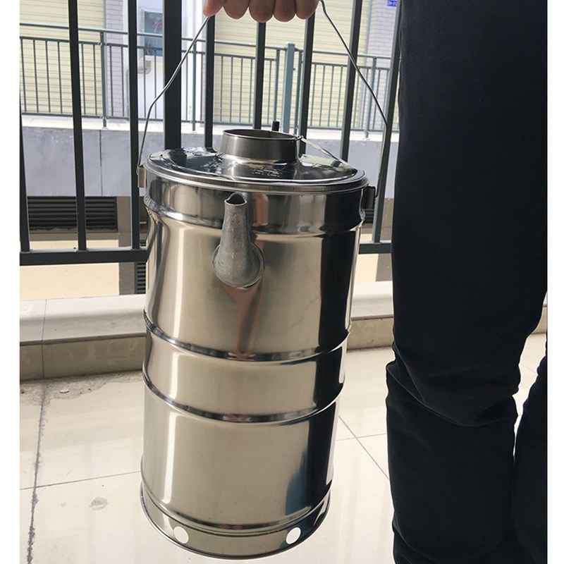 好货家用户外烧柴水壶不锈钢柴火炉烧水壶便携烧心壶烧水柴火炉开