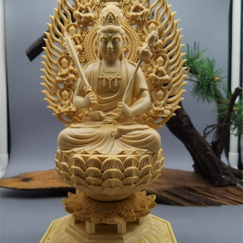 极速生肖守护神虚空藏本命佛像莲花底座千手观音不动明王家居供奉