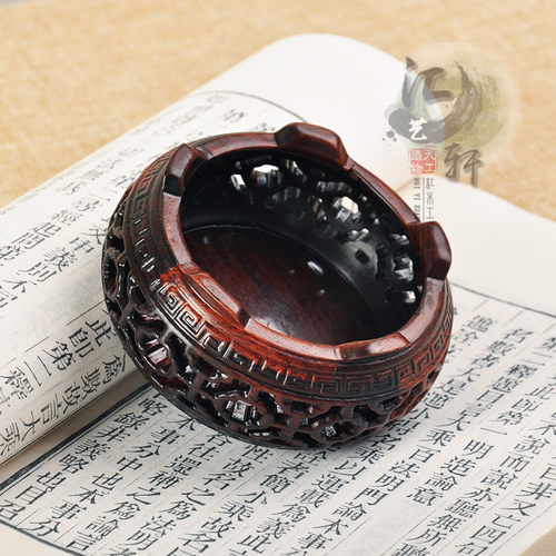 极速红木新中式镂空复古摆件底座茶壶盆景香炉圆奇石花瓶佛像个性