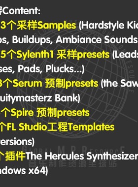 B001 Fruitymasterz Producer Bundle 合集音乐制作音源编曲