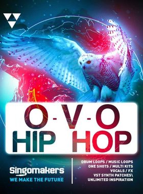 Trap Rnb流行嘻哈音色包 采样 O-V-O Hip Hop 鼓组Loop旋律音效等
