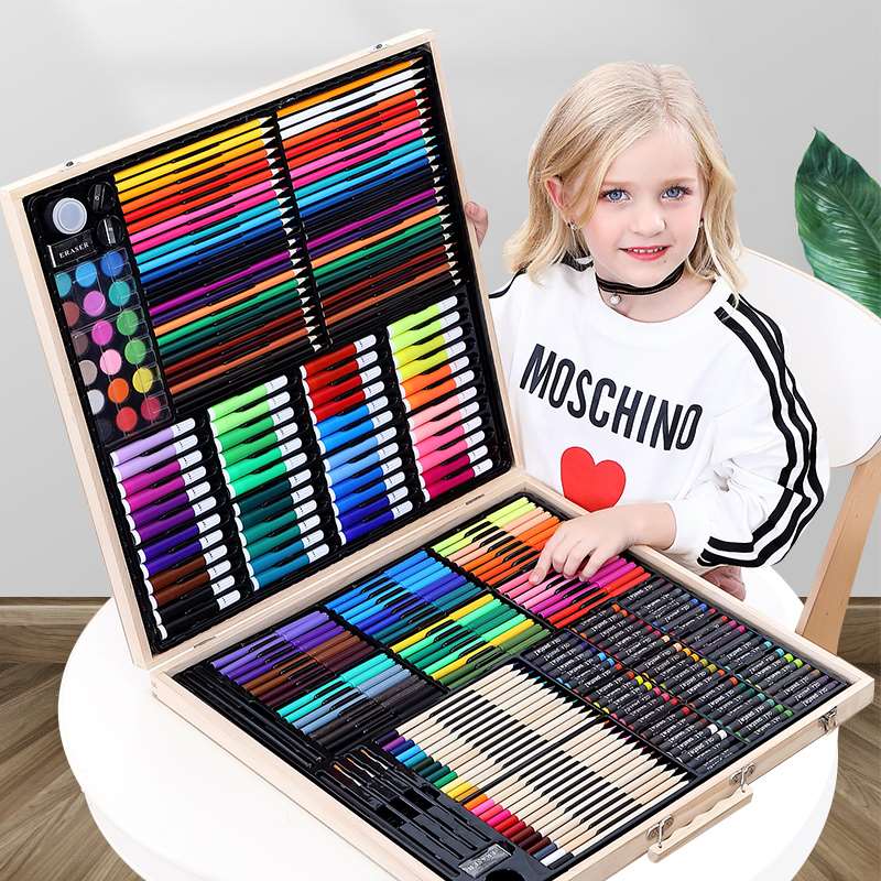 儿童画画工具套装画笔礼盒水彩笔幼儿园小学生美术用品绘画学习