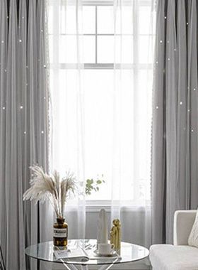 Solid White Tulle eer Curtains for Living Room Decoration