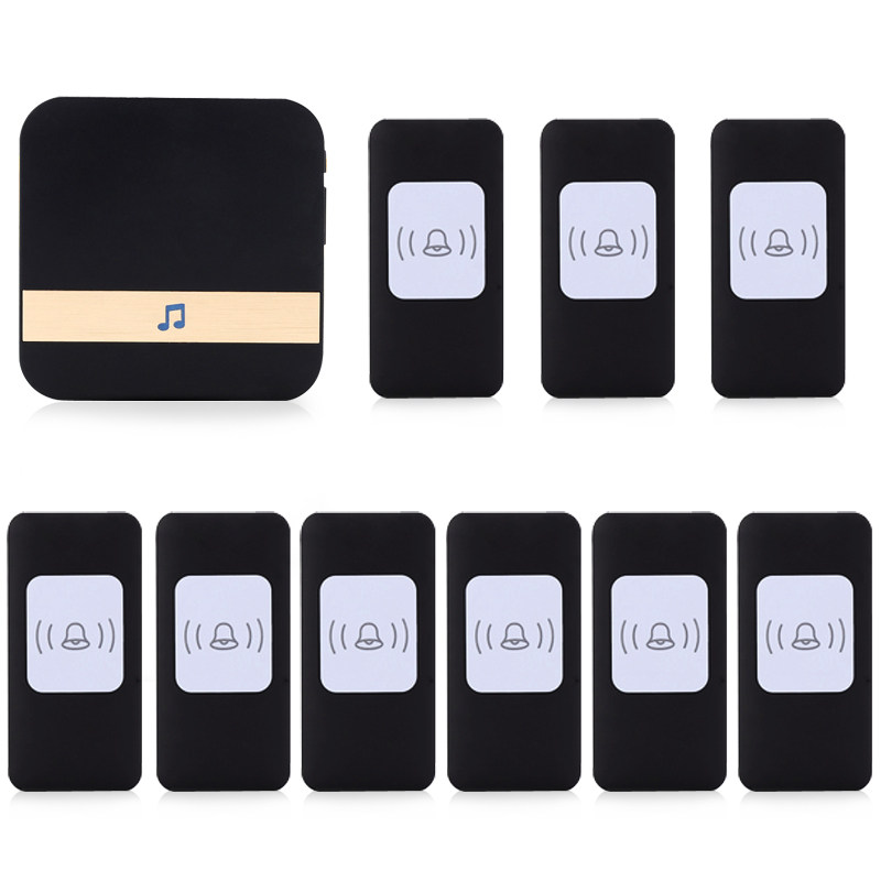 好货八拖一门铃无线家用远距离遥控电子门铃呼叫器不用电线可区分