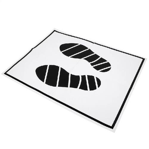 好货50pcs Floor Mats Paper Vehicle Foot Pads Tapetes Para Ca
