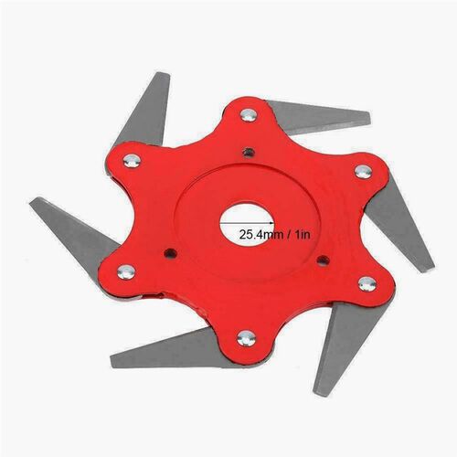 极速6 Blade Manganese Steel Razor Mower Grass Trimmer Head