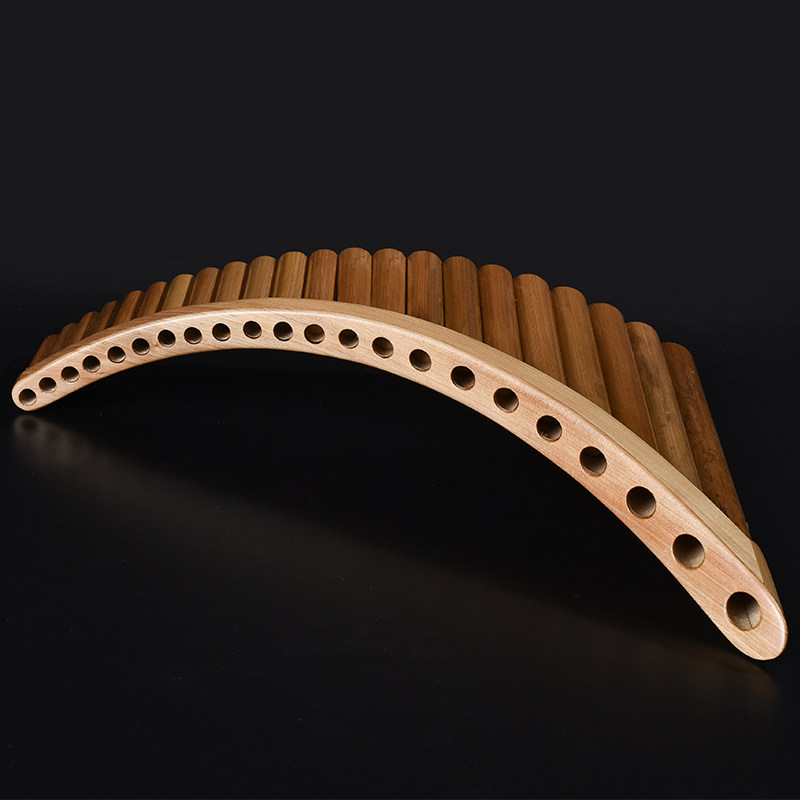 湛文兵藏品排箫专业演奏级成人高档民族乐器22管25C调G箫竹箫萧笛