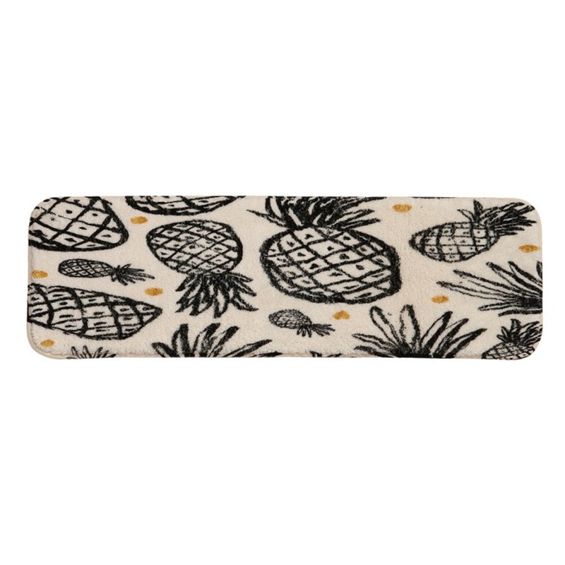 5 pcs Pineapple Soft Stair Pads Floor Mats Fluffy PVC Non-sl