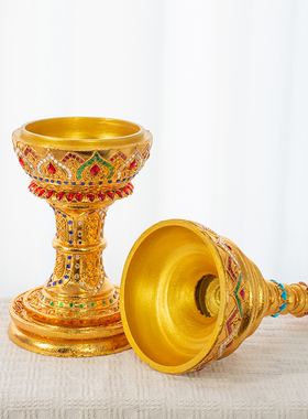 泰国进口佛塔摆设东南亚风格家居软装饰品泰式SPA工艺品艺术摆件