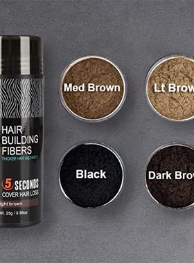 gowwim Hair Fibers for Thinning Hair 25g Hair Building Fiber