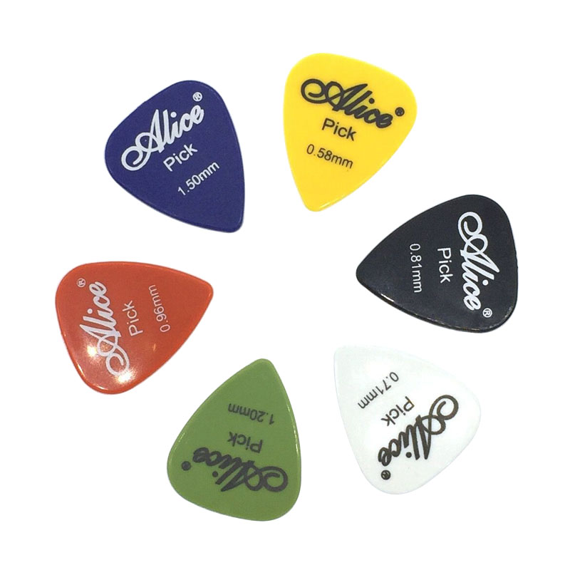 30 guitar picks 1 box case Alice acoustic electric bass pic