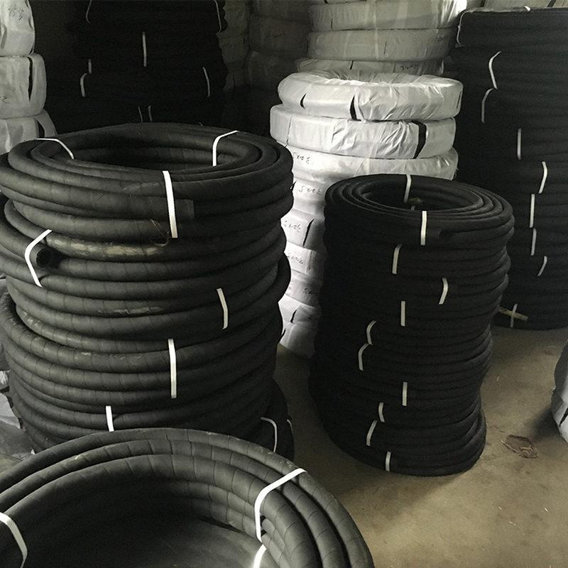 高压黑色夹布橡胶管输水管耐热管耐高温蒸汽管橡胶水管软管皮管25