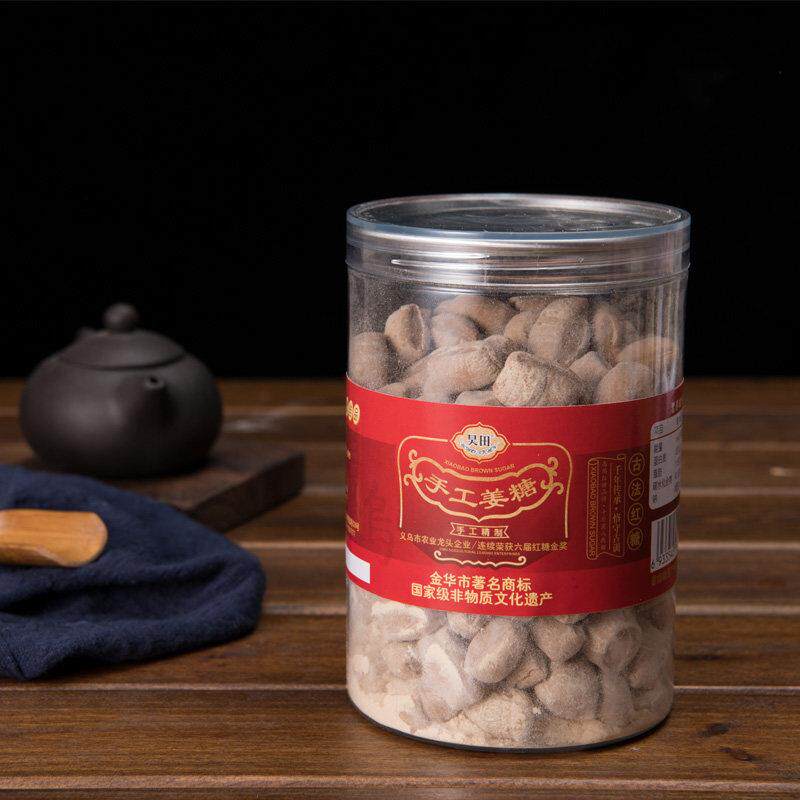 义乌小宝红糖特产红糖生姜糖软糖罐装糖果驱寒传统手工500g包邮