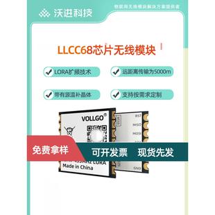 lora工业级模块915MHZ远距离带温补晶体LLCC68射频无线通讯模块