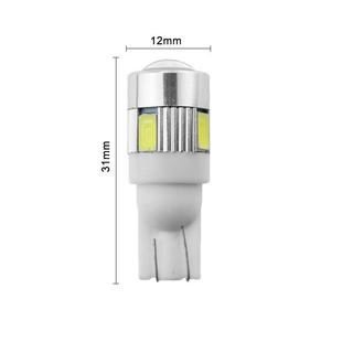 车门灯带透镜 汽车LED示宽灯T10 6SMD 5630 LED阅读灯改装