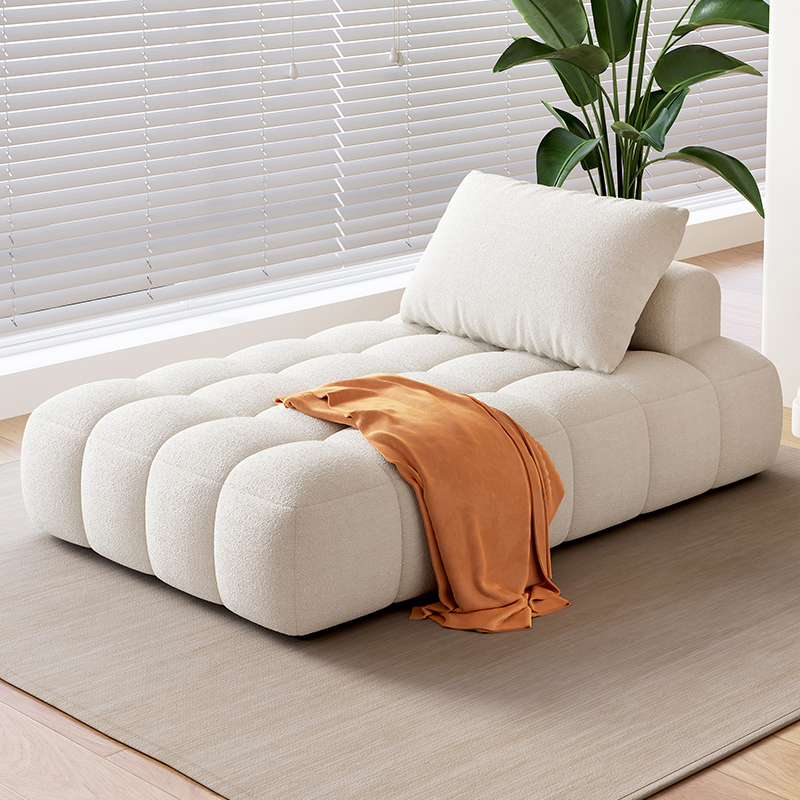 法式奶油风网红ins猫抓布沙发