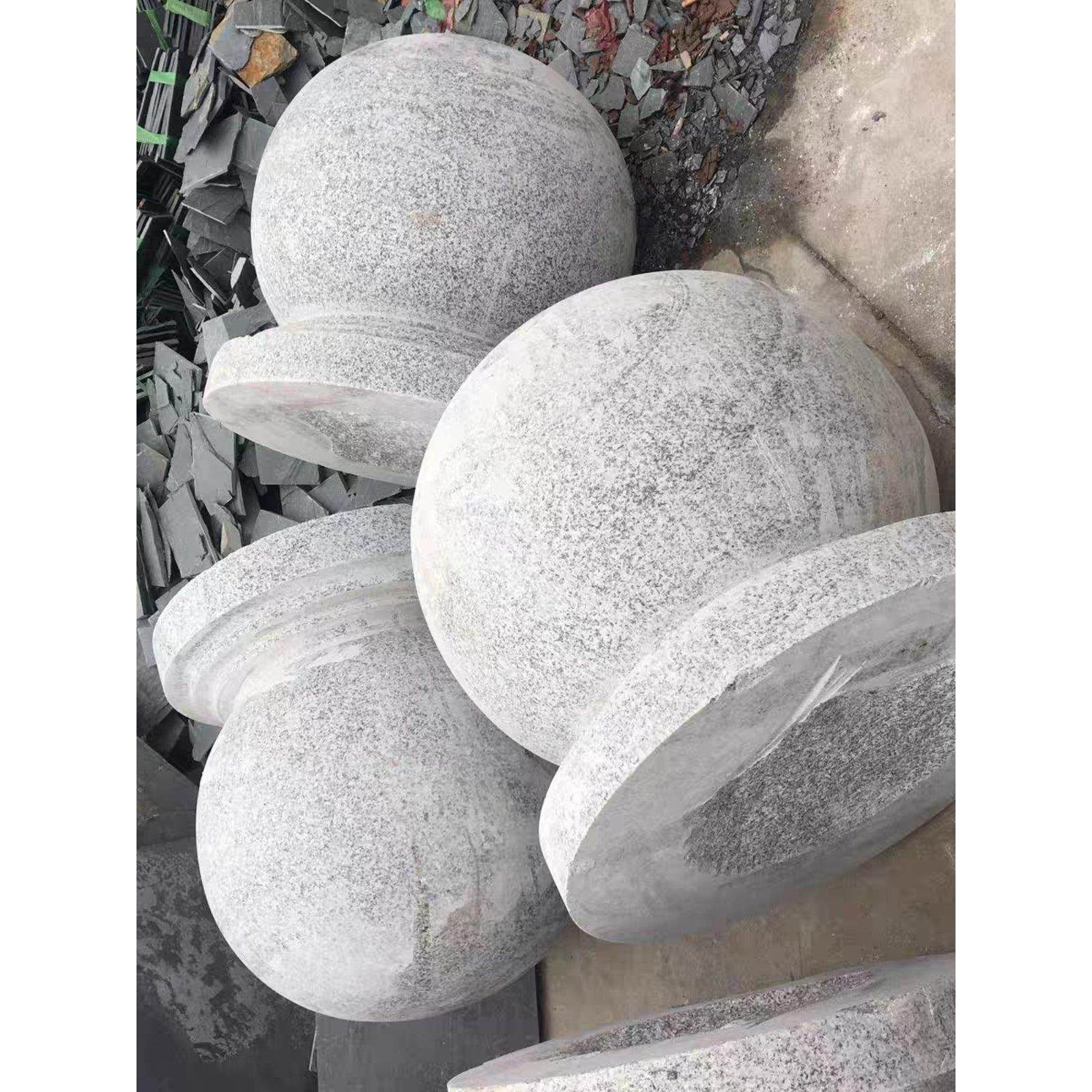 江西石球路障花岗岩挡车球大理石圆球隔离防撞车止石彩绘涂鸦石墩,家居饰品,石雕,淘宝优惠券,粉丝福利购,淘宝优惠卷