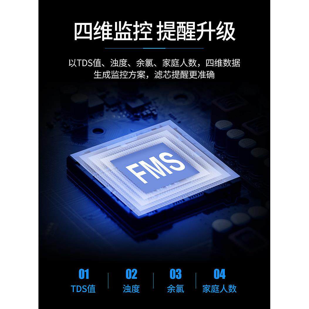 【0阻垢剂]沁园家用净水器RO直饮水机3800前置过滤器通用滤芯套装