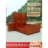 中国实木榻榻米床衣柜集成储物床整体全屋定制小公寓卧室暖亭