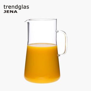 德国进口Trendglas Jena高硼硅玻璃凉水壶耐高温大容量扎壶果汁壶