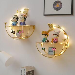 免打孔创意墙壁装饰品客厅墙面墙壁蝴蝶水培挂件铁艺壁挂置物架子