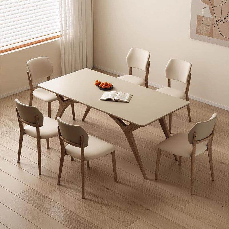 北欧岩板餐桌实木现代简约小户型家用长方形餐桌白蜡木饭桌椅组合,住宅家具,岩板餐桌,淘宝优惠券,粉丝福利购,淘宝优惠卷