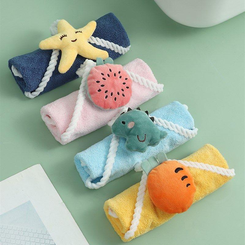 快速发货卡通擦手巾挂式可爱w珊瑚绒擦手布吸水不易掉毛厨房卫生,家庭/个人清洁工具,厨房擦手巾,淘宝优惠券,粉丝福利购,淘宝优惠卷