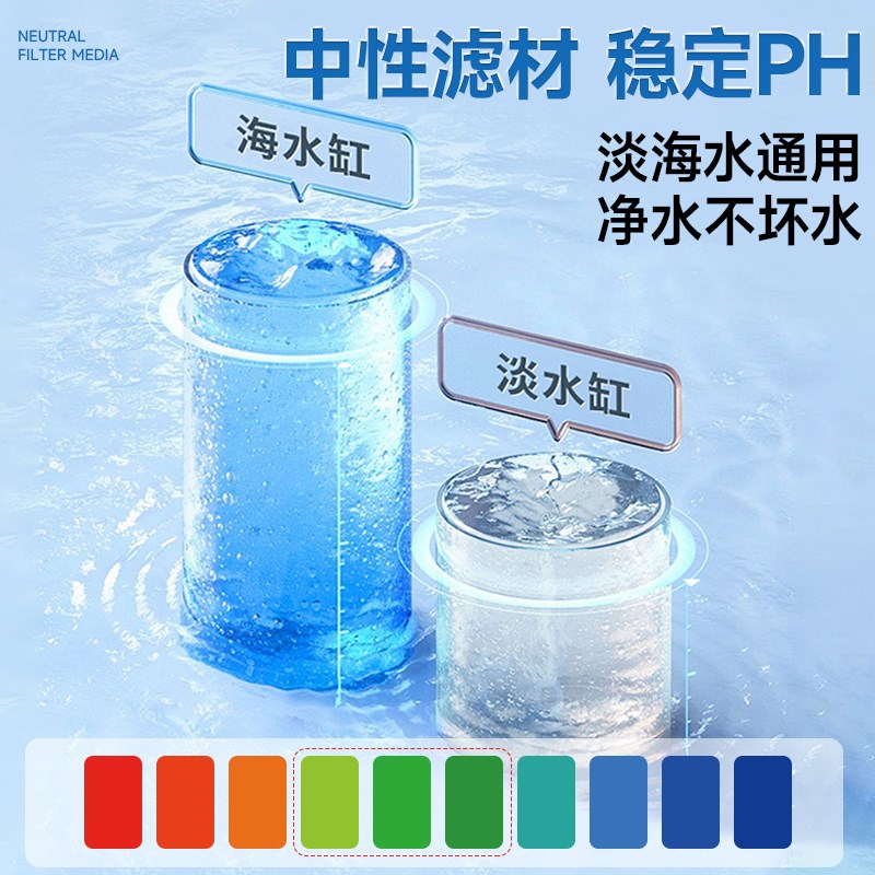 现货速发ac滤材屋鱼缸高端滤材硝化屋生化鱼池培菌石英球滤材