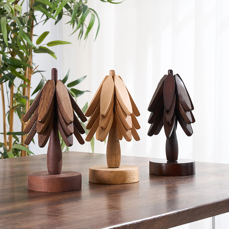 一棵树餐桌隔热垫防烫耐高温锅垫杯垫家用碗盘垫子实木质创意摆件,餐饮具,餐垫,淘宝优惠券,粉丝福利购,淘宝优惠卷