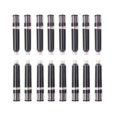 欧标小口径2.6mm黑色墨囊39mm短款便携钢笔墨水替换芯25支袋装