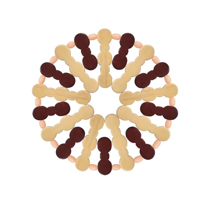 10个装家用竹制隔热垫菜垫子餐桌垫大号砂锅垫防烫锅垫盘子垫杯垫,餐饮具,餐垫,淘宝优惠券,粉丝福利购,淘宝优惠卷