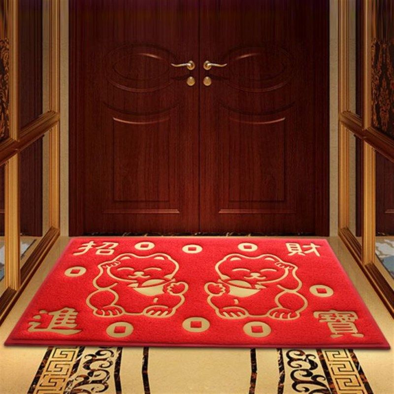 招财进宝地垫家用出入平安门垫欢迎光临商用塑料大门口进门地毯,居家布艺,地毯,淘宝优惠券,粉丝福利购,淘宝优惠卷
