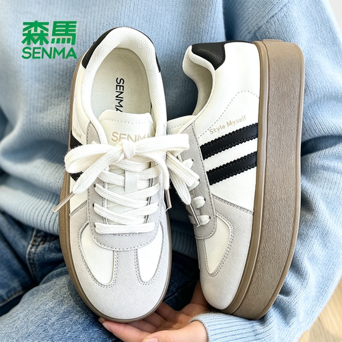 森马厚底德训鞋女款2026秋季新款
