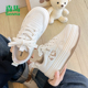 小白鞋 春季 森马女鞋 时尚 2026新款 爆款 女厚底百搭板鞋 子女款 休闲鞋