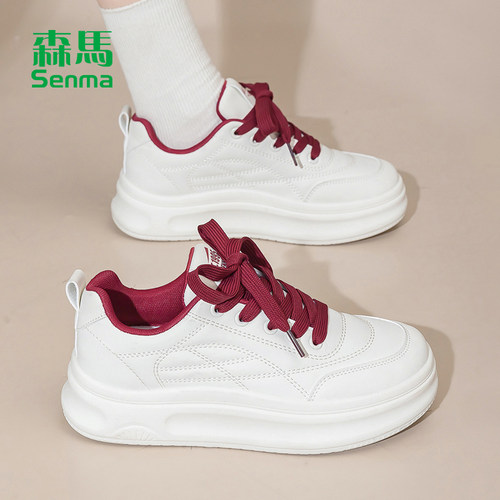 森马女鞋小白鞋女2025冬季新款