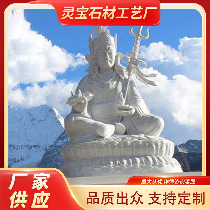 汉白玉石材观音佛像雕刻人物雕刻按图制作人物白色雕塑工厂供应