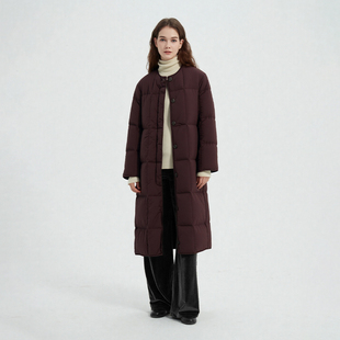 Petit 羽绒服女 Bari立体随性绗线长款