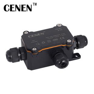 ip68防水接线盒塑料地埋灯盒子一进二出电缆防腐