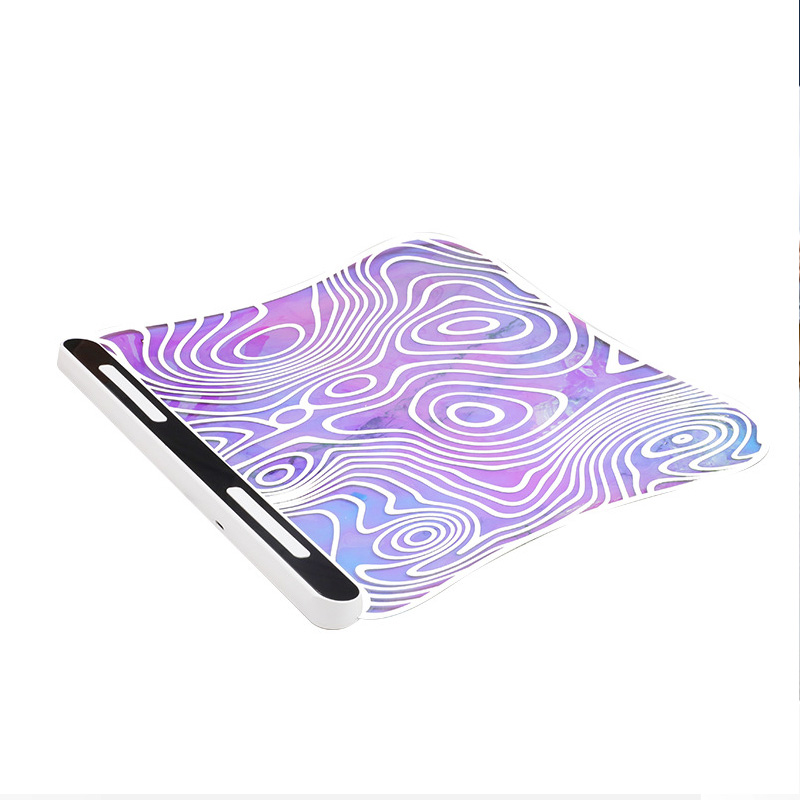 EMS美腿垫子瘦腿健身仪卡芙尼电动减肥塑形微电流脉冲孔雀脚垫动