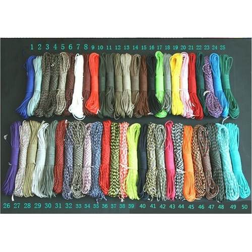 7芯 伞绳 野营装备 绳子 编织绳 帐篷绳 现货 厂家直销 混批