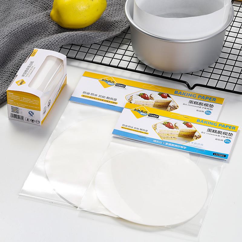 烤乐仕烘焙用纸烤箱用纸圆形纸垫蛋糕脱模纸防粘吸油纸食物级纸垫