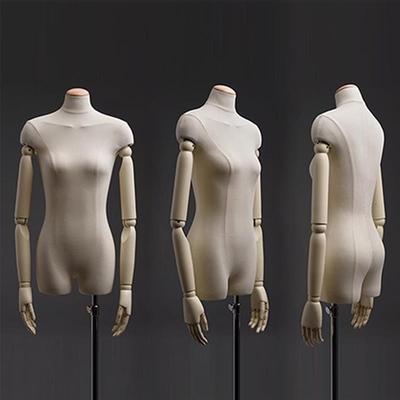 服装店高档扁身模特展示架女装半全身假人偶人体模型橱窗陈列道具