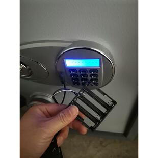 长沙艾谱保险箱保险柜原装外接电源盒电池盒面板锁芯配件维修开锁