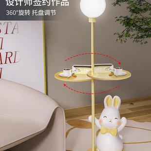 饰品多功能床头柜大型边几 落地置物摆件兔子客厅沙发边卧室家居装
