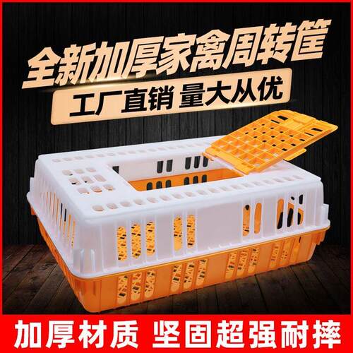 成鸡周转箱运输笼周转箱筐成鸡笼鸭笼鹅笼塑料鸡笼子鸭筐运输箱。