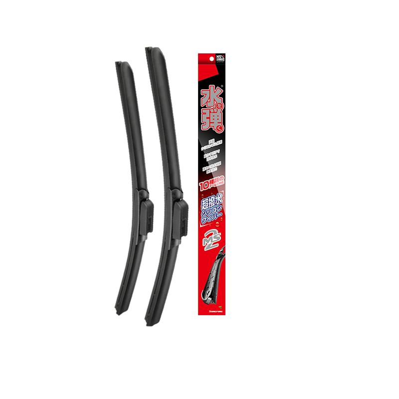 日本进口吸水子弹MS2无骨矽胶镀膜雨刮器静音通用型汽车雨刷雨天