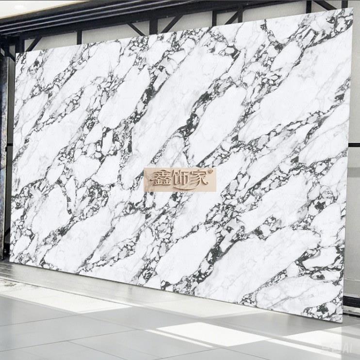 碳晶板电视背景墙木饰面板仿大理石纹护墙板客厅沙发卧室集成墙板